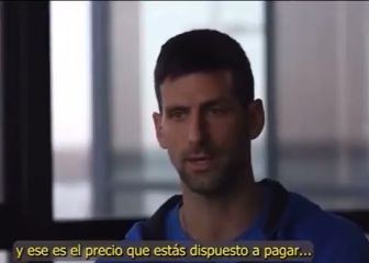 Djokovic y si está dispuesto a dejar de ser el mejor de la historia: fíjense en su mirada
