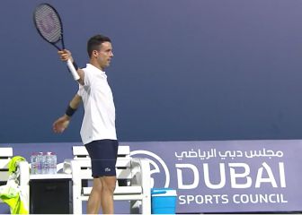 Así fue el punto de partido con el que Bautista ganó a Rinderknech