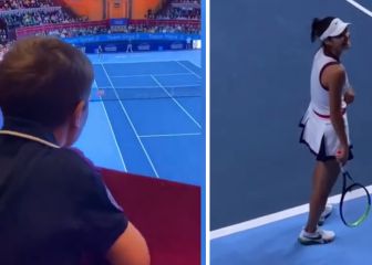 La petición de un niño a una tenista en pleno partido: atentos a la cara que puso