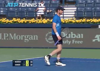 Andy Murray cae ante Sinner