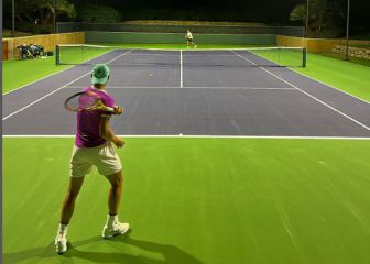 Nadal ya entrena en Indian Wells, el primer Masters 1.000 del año