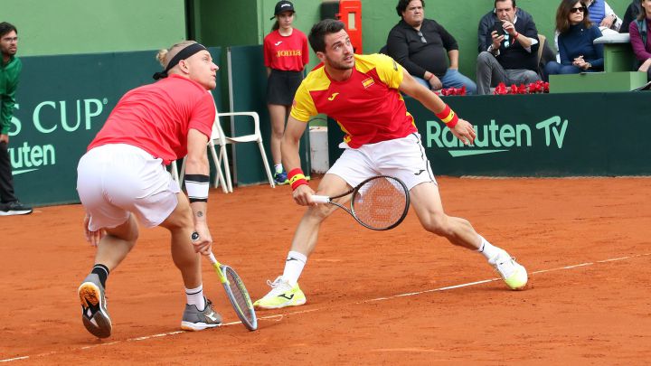 03/05/22 TENNIS DAVIS CUP SPANISH SELECTION SPAIN Davidovich Martinez - Copil Tecau