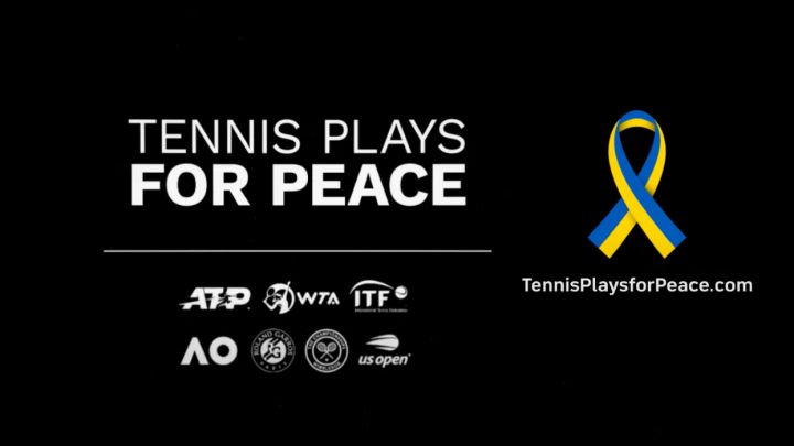 El tenis se une en una iniciativa para apoyar a Ucrania