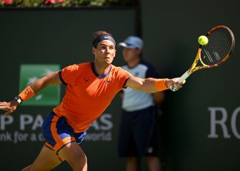 Nadal, sobre su pie: 