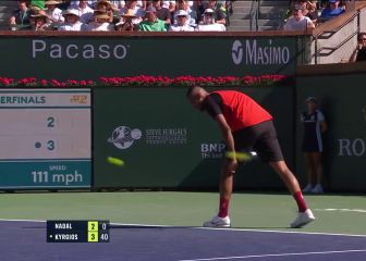 Kyrgios le hace a Nadal el saque por abajo y toda España se va a relamer con lo que pasa después