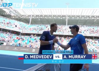 Medvedev doblega a Murray y se cita con Pedro Martínez