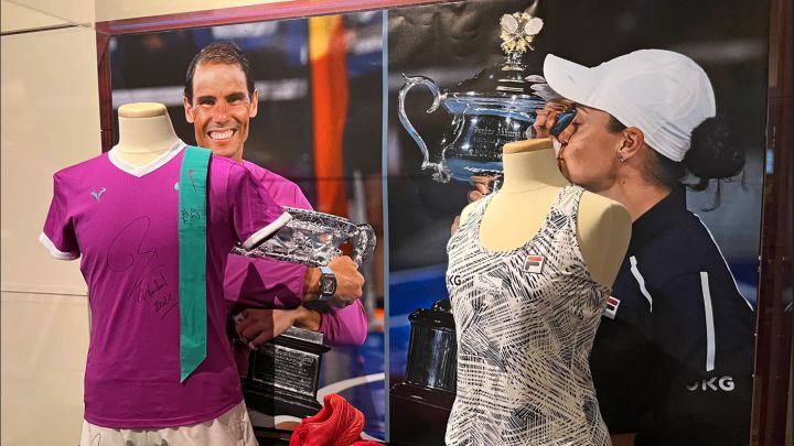 La ropa de Barty y Nadal en Australia, al 'Hall of Fame'