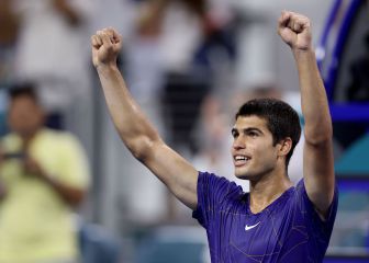 Alcaraz - Hurkacz: horario, TV y dónde ver el Miami Open hoy en directo online