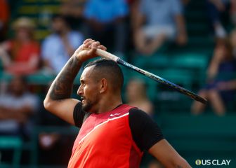 Kyrgios vuelve a ganar en tierra batida 1.055 días después