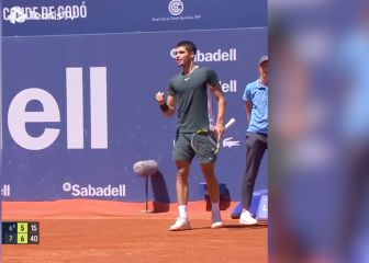 El punto de partido salvado por Alcaraz que él lo llama suerte y la ATP no da crédito