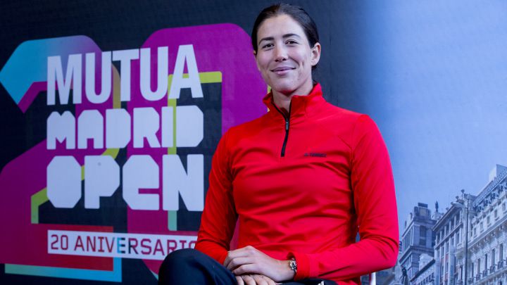 04/27/22 MUTUA MADRID OPEN MEDIA DAY GARBI„E MUGURUZA