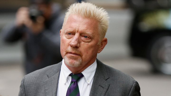 Boris Becker llega al juzgado de Southwark el 29 de abril de 2022.