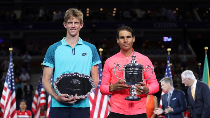 September 10, 2017 - 2017 US Open Men's Singles Champion Rafael Nadal and finalist Kevin Anderson.