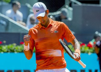 Djokovic, con la gorra