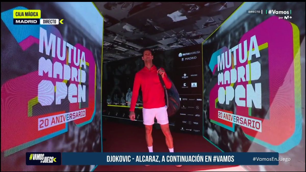 The not indifferent reception to Djokovic before playing against Alcaraz and after what happened in Australia