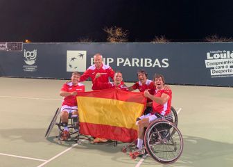 España, subcampeona de la Copa del Mundo de tenis en silla de ruedas