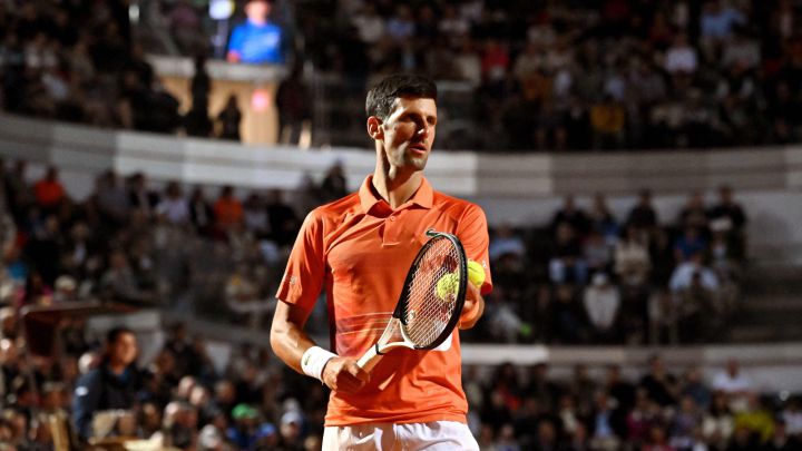Novak Djokovic en el Masters 1.000 de Roma 2022.