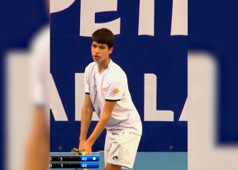 El vídeo de Alcaraz con 13 años que te dejará boquiabierto por su nivel en la pista