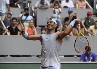 Nadal pisa su tierra