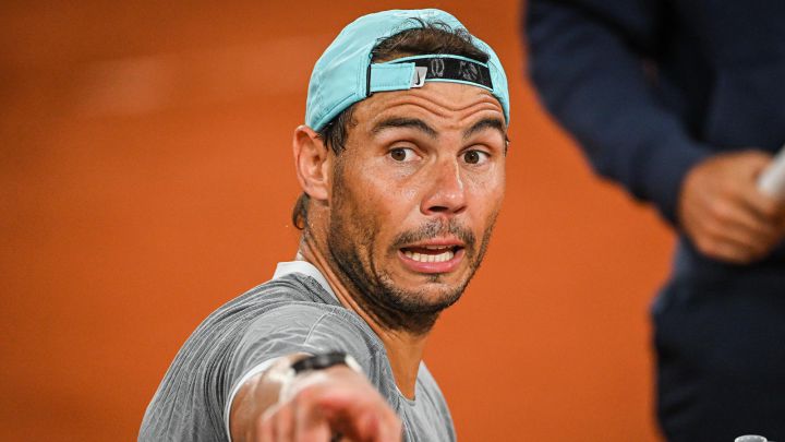 20 May 2022, France, Paris: Spanish tennis player Rafael Nadal takes part in a training session at the Roland-Garros stadium ahead of her first match during the French Open Grand Slam tennis tournament.  Photo: Matthieu Mirville/ZUMA Press Wire/dpa Matthieu Mirville/ZUMA Press Wir / DPA 05/20/2022 ONLY FOR USE IN SPAIN