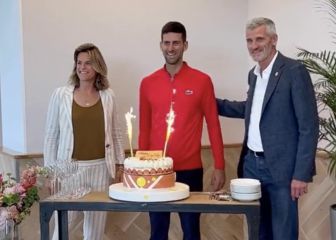 Djokovic celebra en el trono mundial su 35 cumpleaños