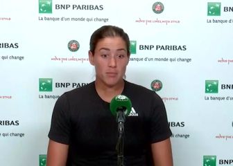 Muguruza, tras la derrota: 