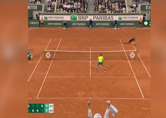 Se hace viral un hombre en la grada en el punto de partido de Nadal: le pudo la efusividad