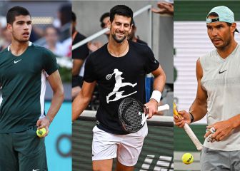 Nadal y Djokovic, de noche