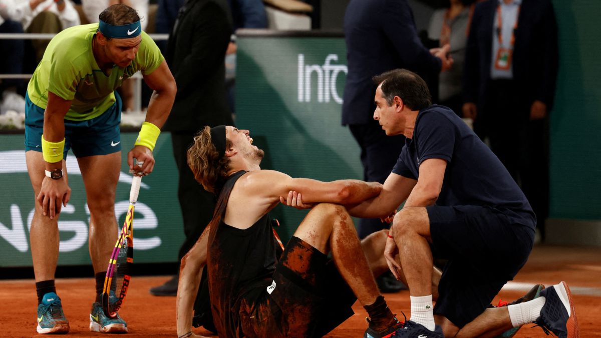 Nadal: “I’m in the final, but seeing Zverev cry is very hard”