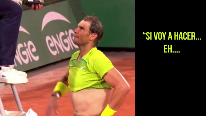 La duda más natural de Nadal al juez de silla con Zverev en vestuarios que se ha hecho TT