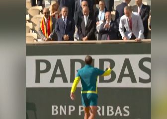 El saludo lleno de 'flow' entre Nadal y Felipe VI que no se vio en la retransmisión