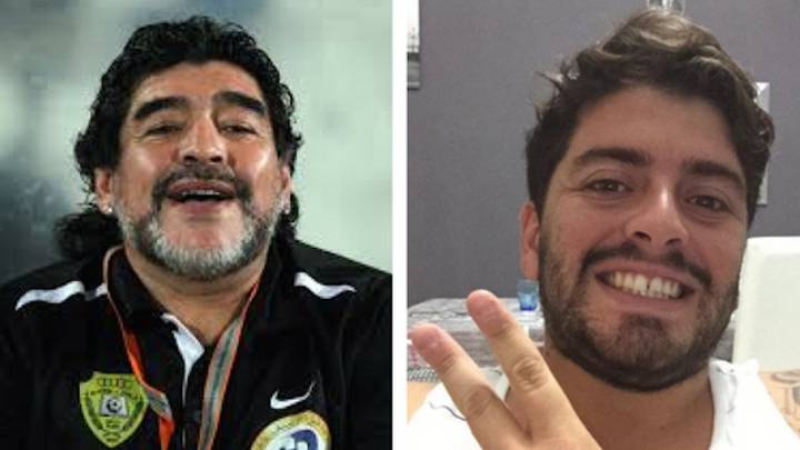 Maradona Reconoce A Su Hijo Ilegitimo Italiano Diego Jr As Com