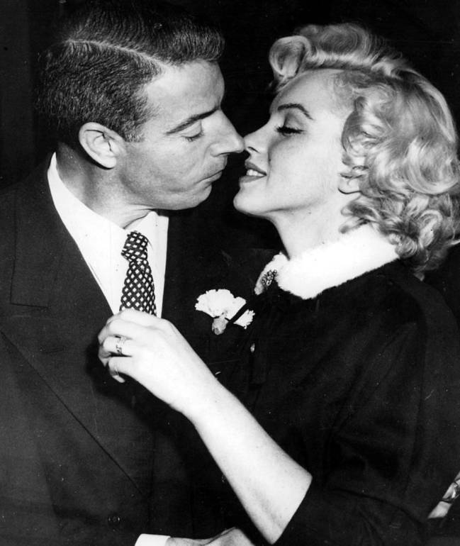 Resultado de imagen para marilyn monroe y joe dimaggio