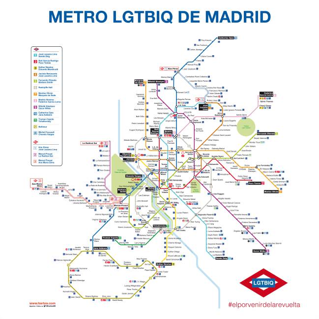 Asi Seria El Metro De Madrid En Homenaje Al Orgullo Gay As Com