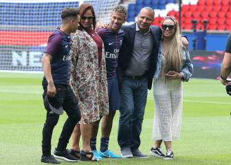 La familia de Neymar le demuestra su apoyo en Instagram