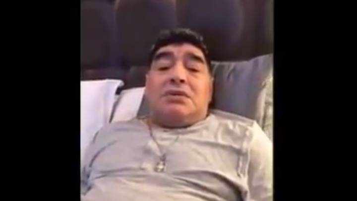 Maradona confunde la selección de Perú con la de Venezuela. Imagen: YouTube