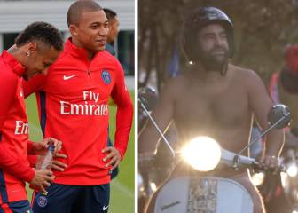 Neymar y Mbappé 