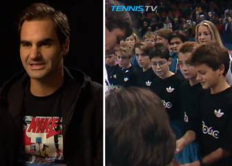 La emoción y el orgullo de Federer al recordar sus inicios de recogepelotas