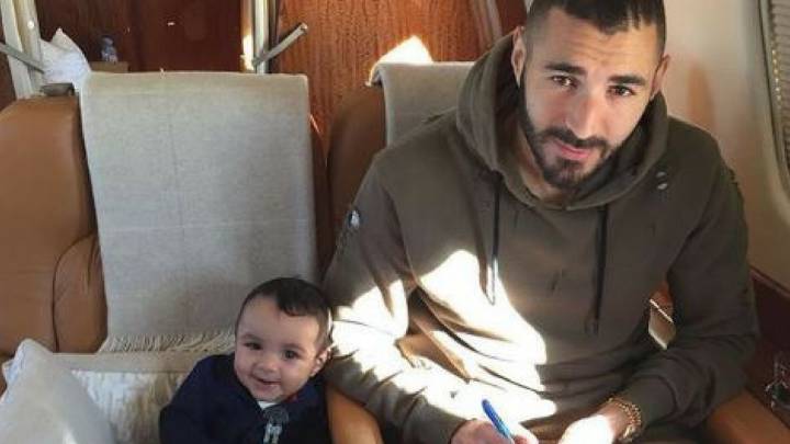 Benzema presenta en Instagram a su hijo como "el sucesor"