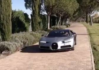 Cristiano Ronaldo: así se divierte su mejor amigo con el Bugatti Chiron de CR7