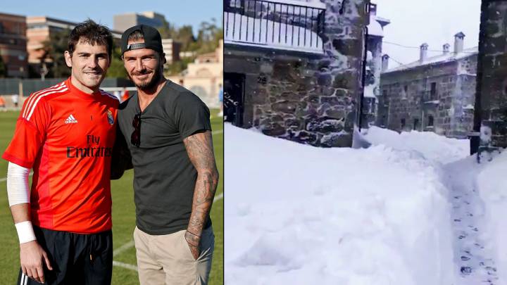 Casillas invita a su pueblo a Beckham: "¡Very very cold!"