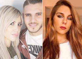 Imágenes de Wanda Nara con Mauro Icardi y de la hermana del futbolista, Ivana Icardi. FOTOS: Instagram