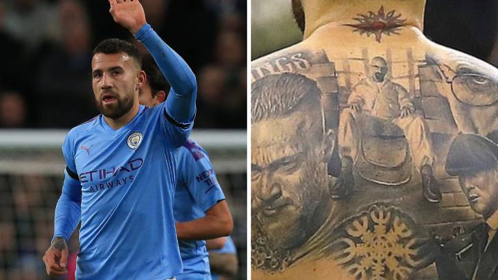 Otamendi S Impressive Tattoo Collection Breaking Bad Peaky Blinders As Com