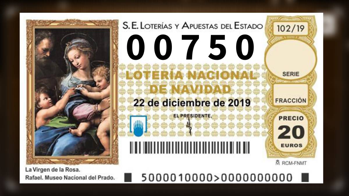 00750, tercer premio de la Lotería de Navidad 2019 - AS.com