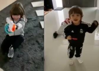 Los hijos de Ramos se ganan el corazón de los fans del Madrid