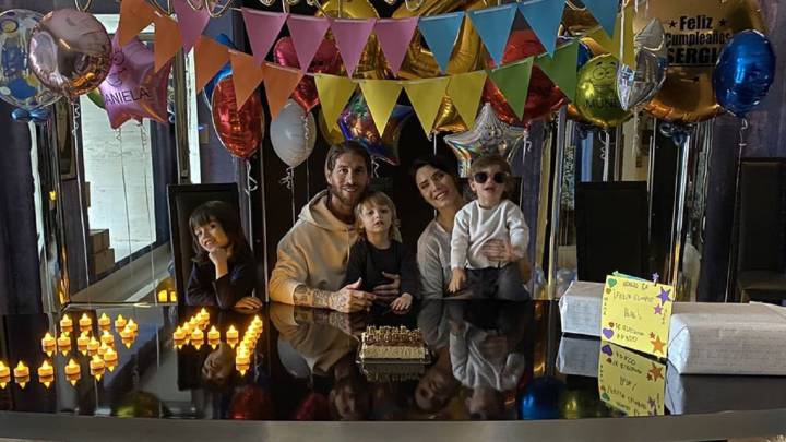 Asi Ha Celebrado Sergio Ramos Su Cumpleanos En Casa Y Con Su Familia As Com