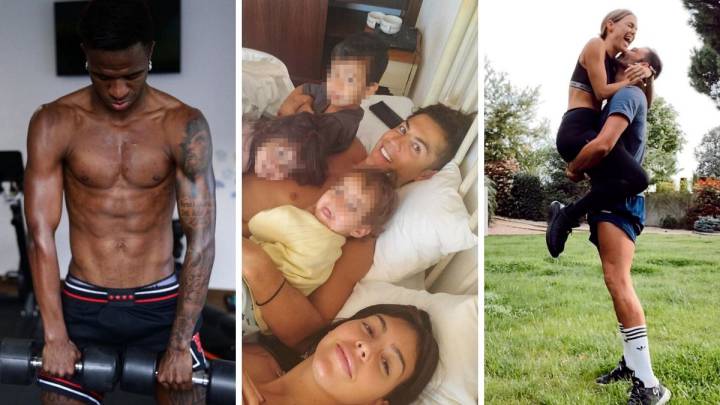 Descubre cómo pasan el confinamiento los futbolistas