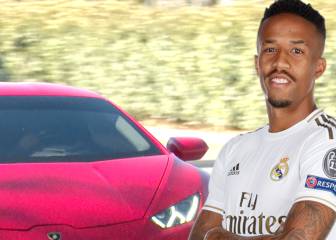 La última joya del garaje del Madrid: Militao y su coche de 400.000 € con la música a tope