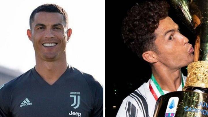 Cristiano Ronaldo Dice Adios A Su Atrevido Look Con Su Imagen Mas Tierna As Com