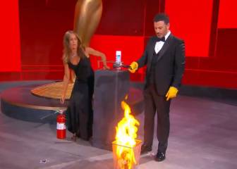 El momentazo de Jennifer Aniston en los Emmy: hay que revisar ese extintor